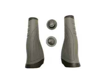 Falkx Silber Gripp Fietshandvatten - Ergonomische Handvatten