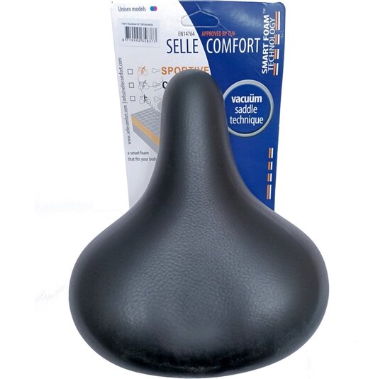 Selle Comfort Drifter Fietszadel - Zwart - Unisex