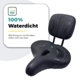 Voltano Fietszadel Relax Plus Met Rugsteun / Rugleuning - Zwart