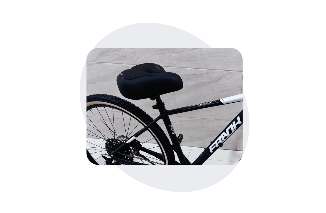 Voltano XXXL Fietszadel - Medicus - Zwart - Uitsparing