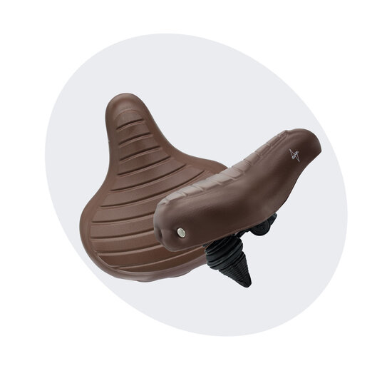 Voltano Drifter Fietszadel Wave 2.0 - Bruin