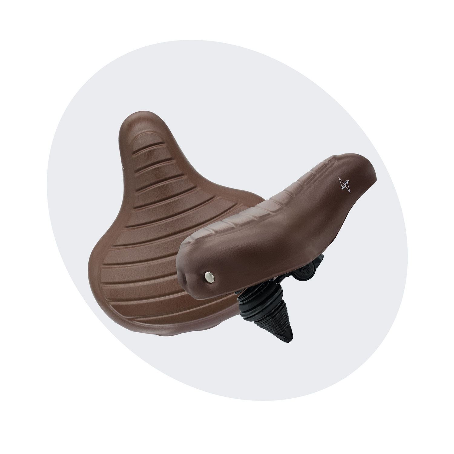 Voltano Drifter Fietszadel Wave 2.0 - Bruin