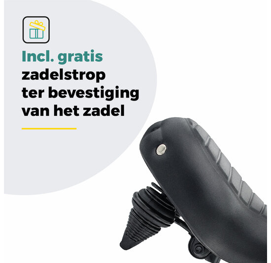 Voltano Drifter Fietszadel Wave 2.0 - Zwart