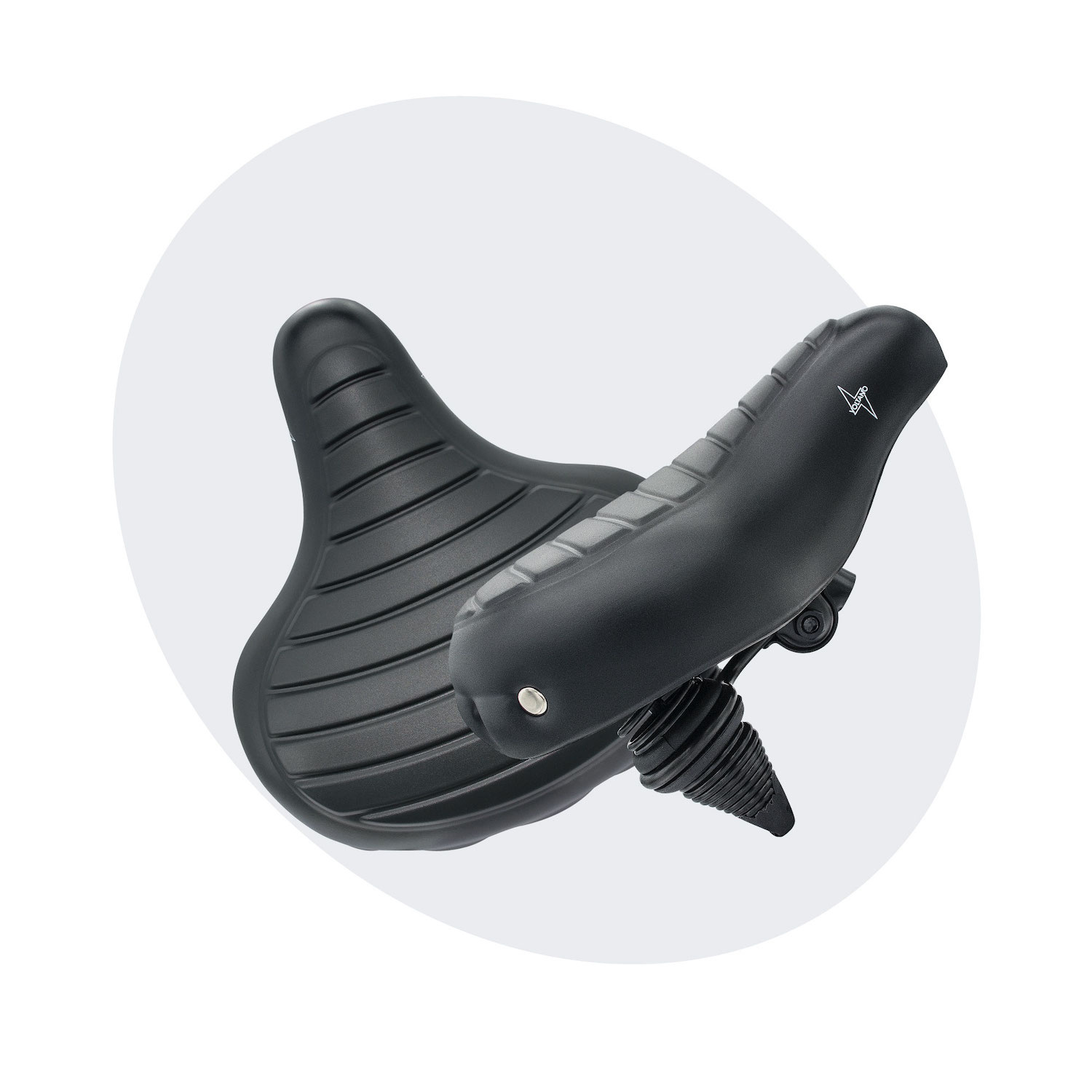 Voltano Drifter Fietszadel Wave 2.0 - Zwart