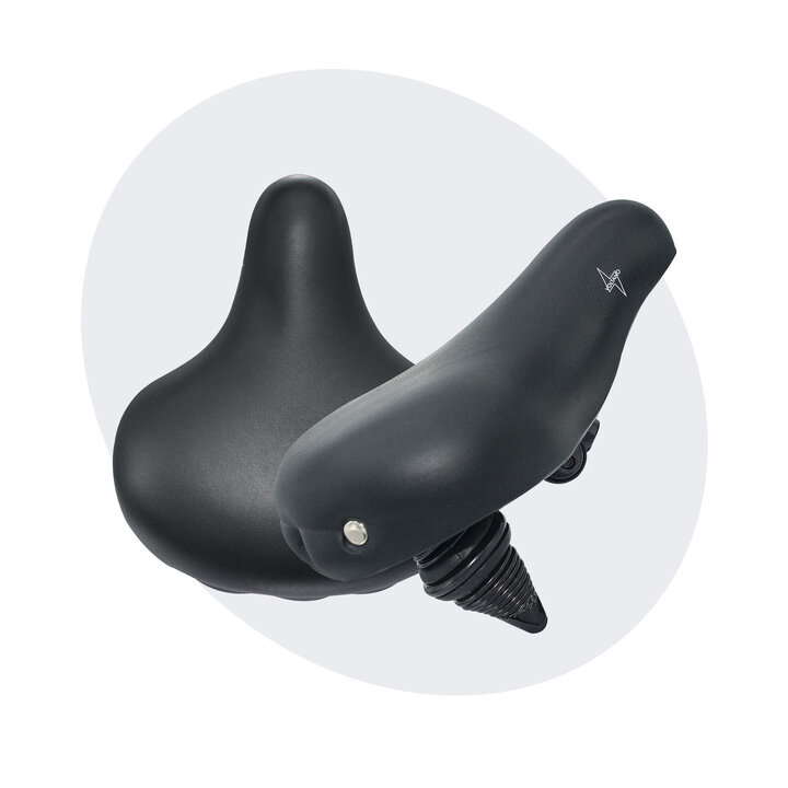 Voltano Drifter Fietszadel 2.0 - Zwart Zadel