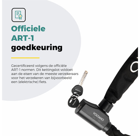 Voltano ART1 Kettingslot - 110CM - ART 1 Slot