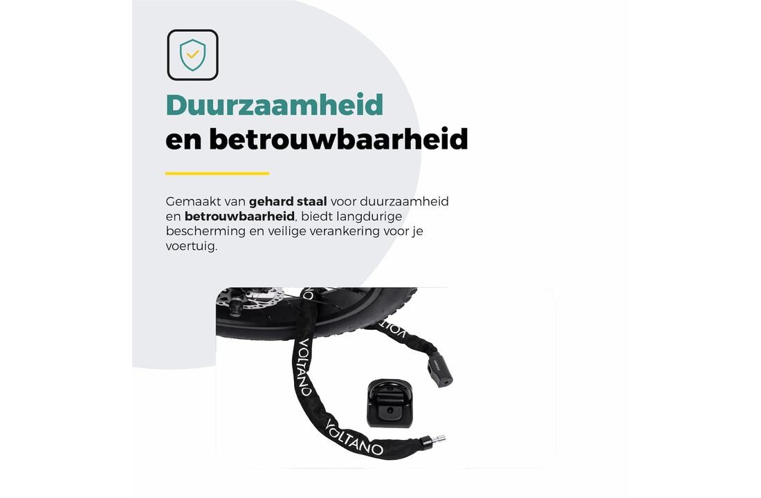 Voltano Muuranker Secure - Incl. Bevestigingsmateriaal