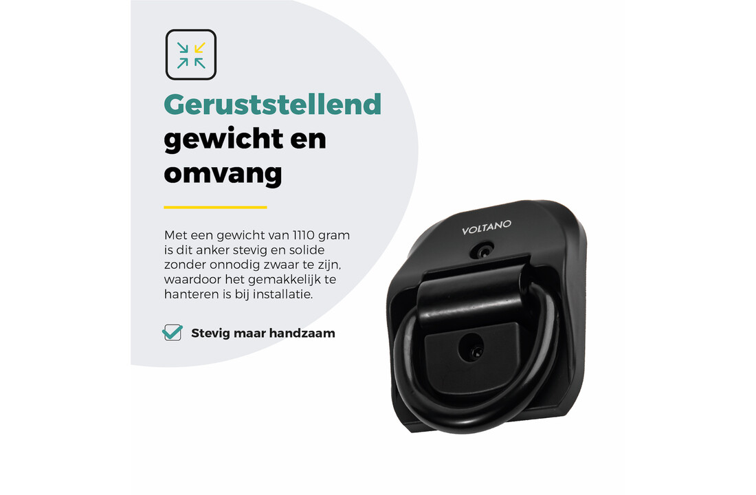 Voltano Muuranker Secure - Incl. Bevestigingsmateriaal