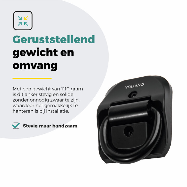Voltano Muuranker Secure -  Incl. Bevestigingsmateriaal