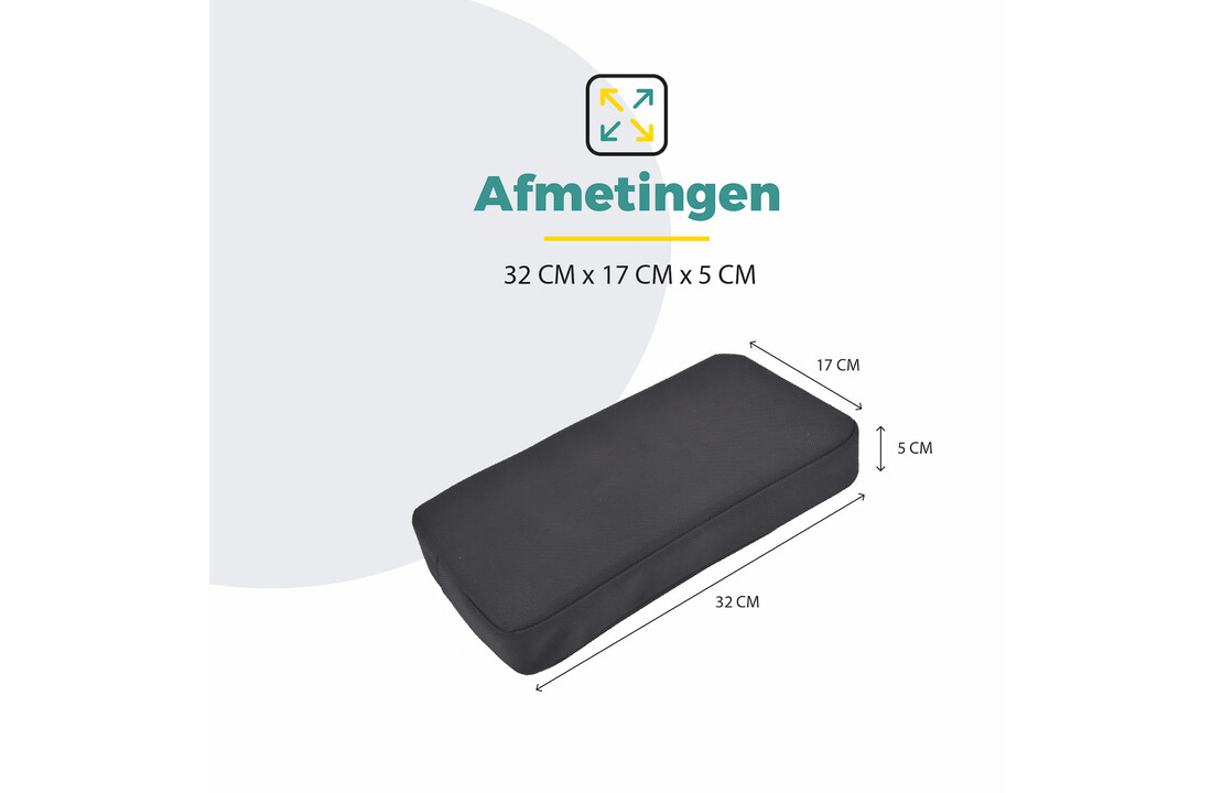 Voltano Fietskussen / Bagagedragerkussen - Extra dik 5 CM - Zwart