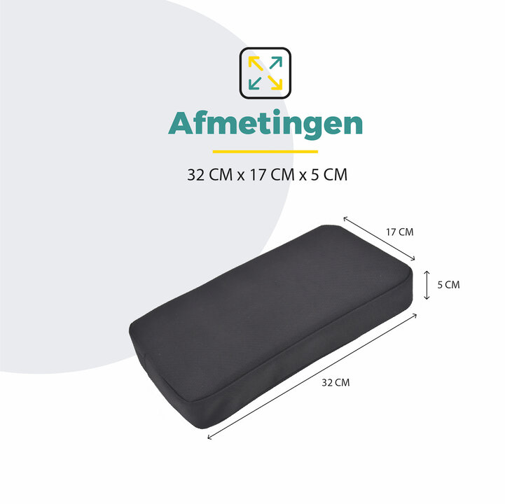 Voltano Fietskussen / Bagagedragerkussen - Extra dik 5 CM - Zwart