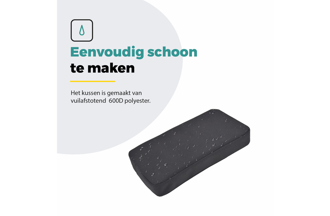 Voltano Fietskussen / Bagagedragerkussen - Extra dik 5 CM - Zwart