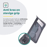 Voltano Telefoonhouder Fiets - Waterdicht - Zwart