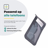 Voltano Telefoonhouder Fiets - Waterdicht - Zwart