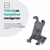 Voltano Telefoonhouder Fiets - 360 Graden Draaibaar - Zwart