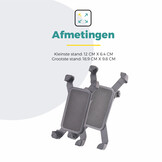 Voltano Telefoonhouder Fiets - 360 Graden Draaibaar - Zwart