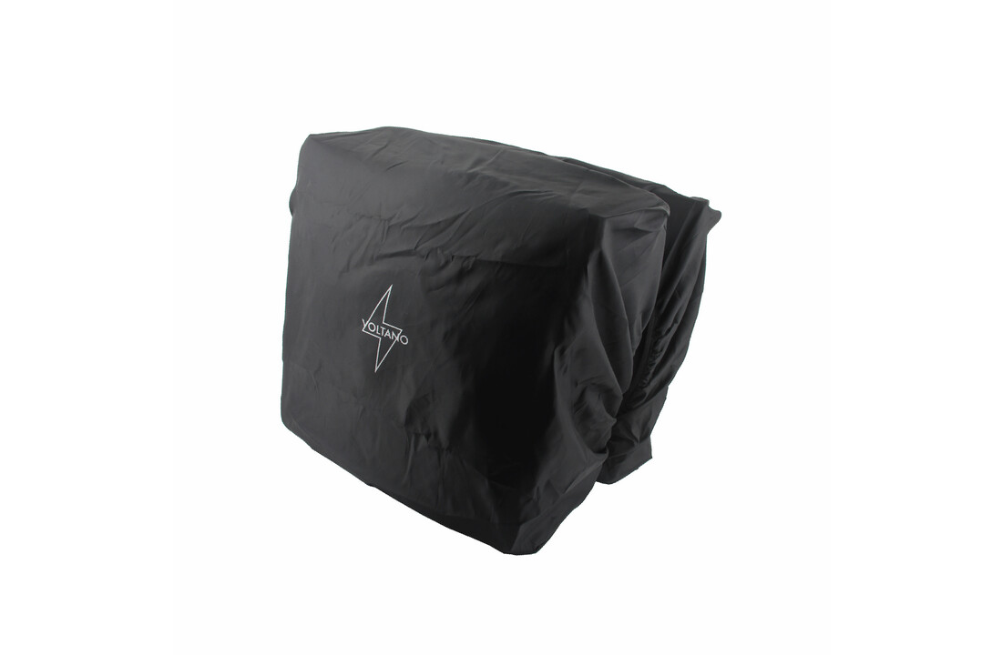 Voltano Regenhoes Dubbele Fietstas - 30-60 Liter - 100% Waterdicht - Zwart