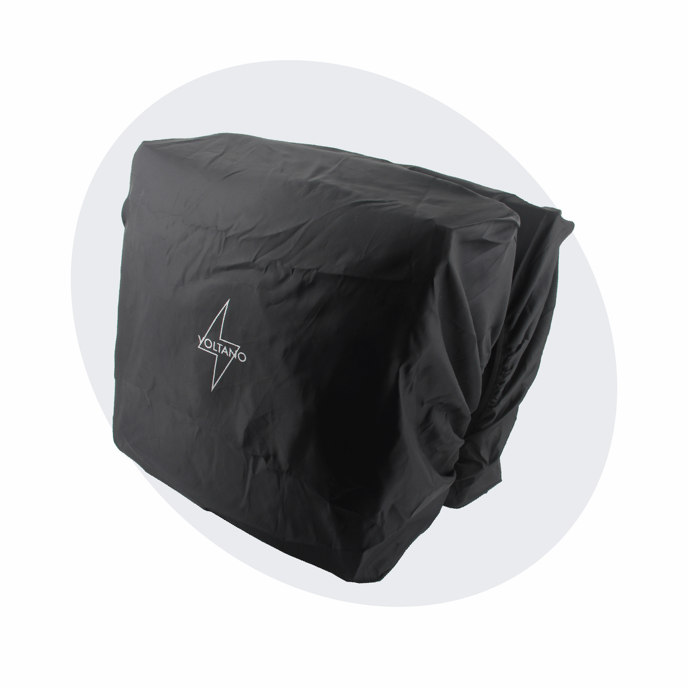 Voltano Regenhoes Dubbele Fietstas - 30-60 Liter - 100% Waterdicht - Zwart