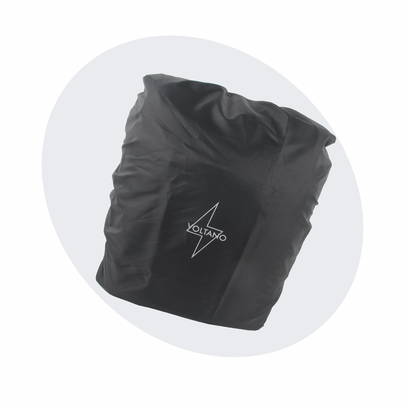 Voltano Regenhoes Enkele Fietstas / Rugtas - 18-30 Liter - 100% Waterdicht - Zwart