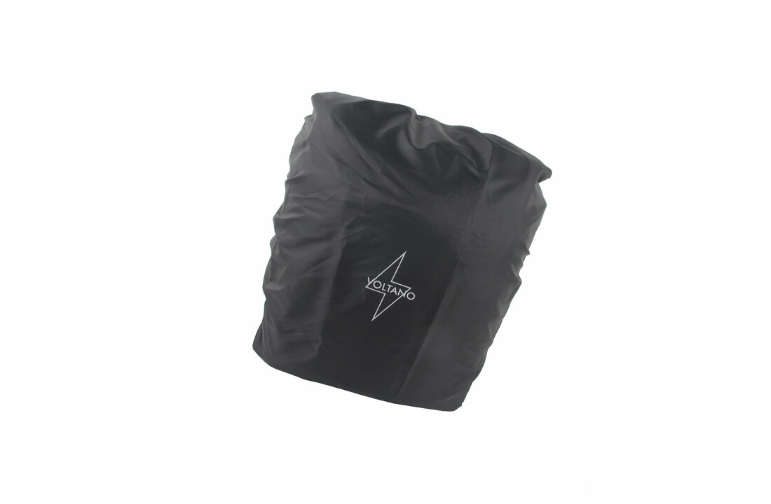 Voltano Regenhoes Enkele Fietstas / Rugtas - 18-30 Liter - 100% Waterdicht - Zwart
