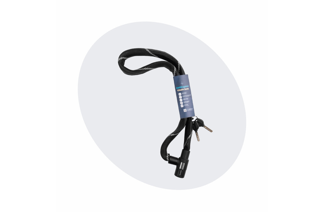 Voltano City Kettingslot - 110CM - 6MM - Nylon Hoes