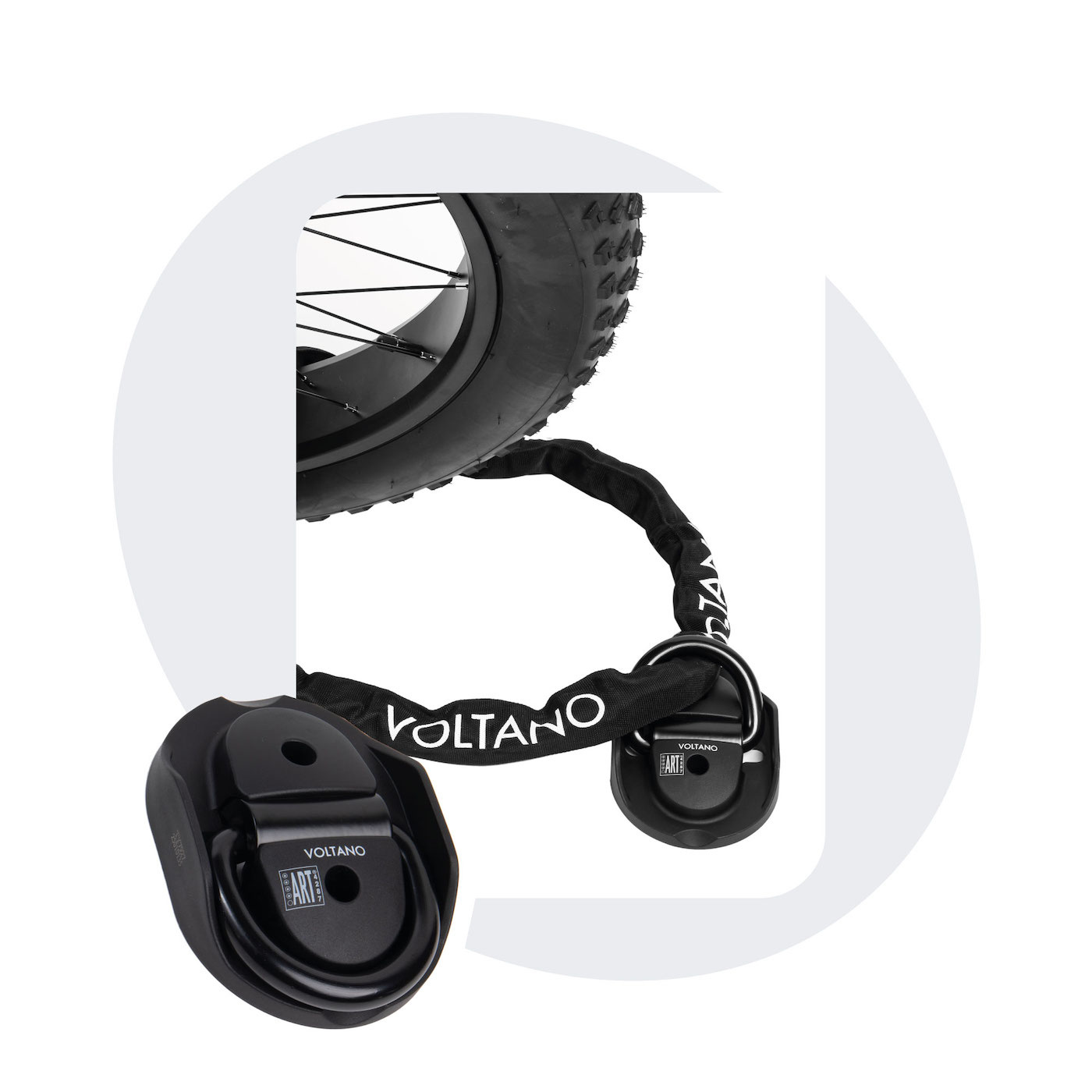 Voltano Muuranker ART4 Lockpoint Pro -  Incl. Bevestigingsmateriaal