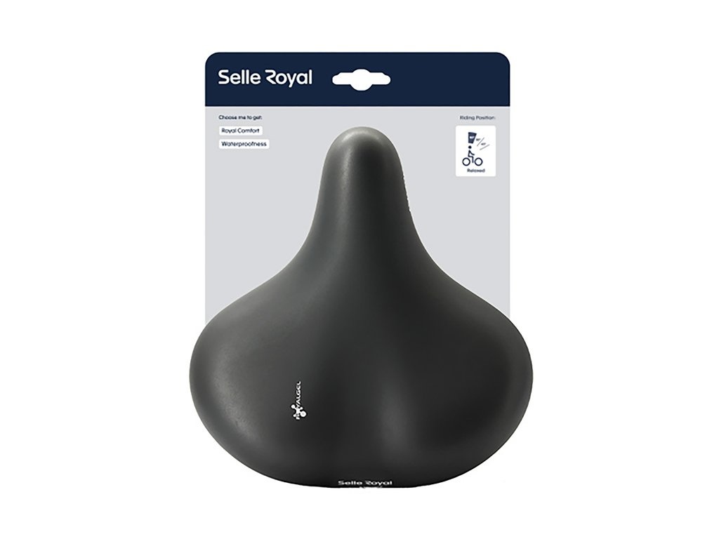 Selle Royal Gipsy Spring Relaxed Drifter Fietszadel - Zwart - Royal Gel - Unisex