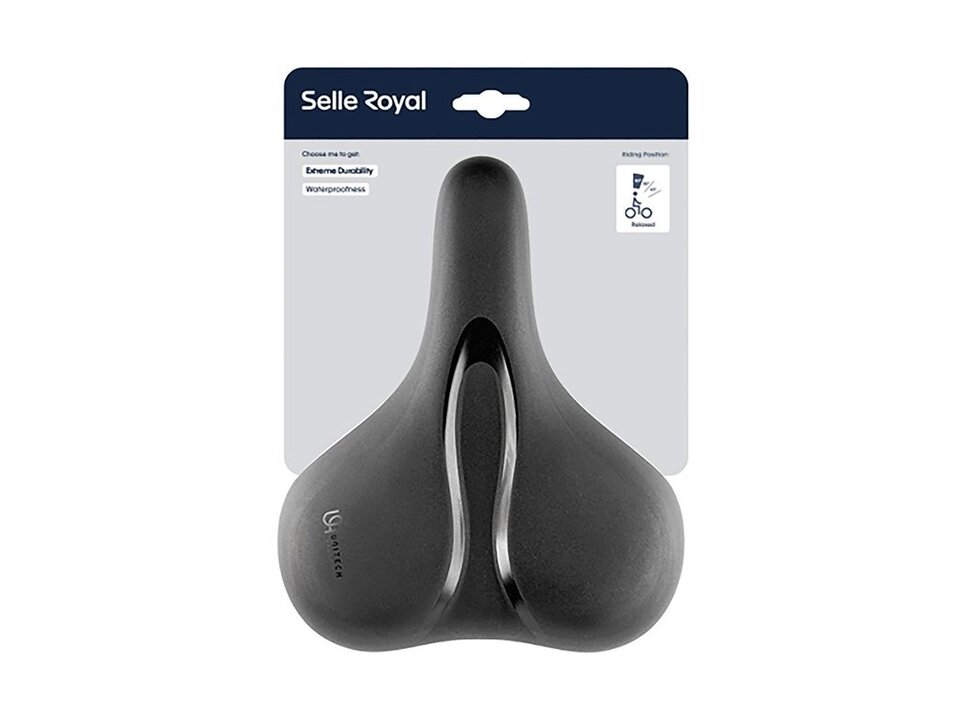 Selle Royal Rio Relaxed Breed Fietszadel - Unisex Zadel - Zwart