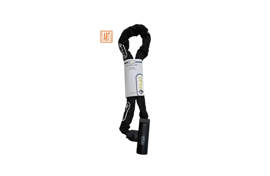 Falkx Kettingslot Secure - Art2 Goedgekeurd - 110 CM - Zwart
