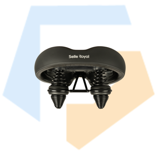 Selle Royal Gipsy Spring Relaxed Drifter Fietszadel - Zwart - Royal Gel - Unisex