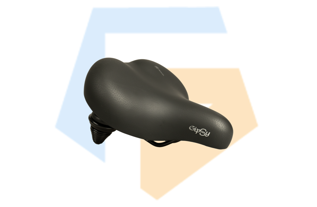 Selle Royal Gipsy Spring Relaxed Drifter Fietszadel - Zwart - Royal Gel - Unisex