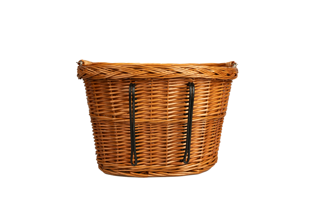 Falkx Rotan Fietsmand Riet - 33L - Bruin
