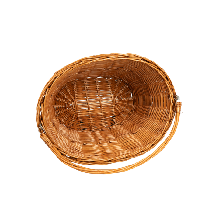 Falkx Rotan Fietsmand Riet - 33L - Bruin