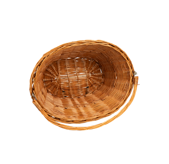 Falkx Rotan Fietsmand Riet - 33L - Bruin