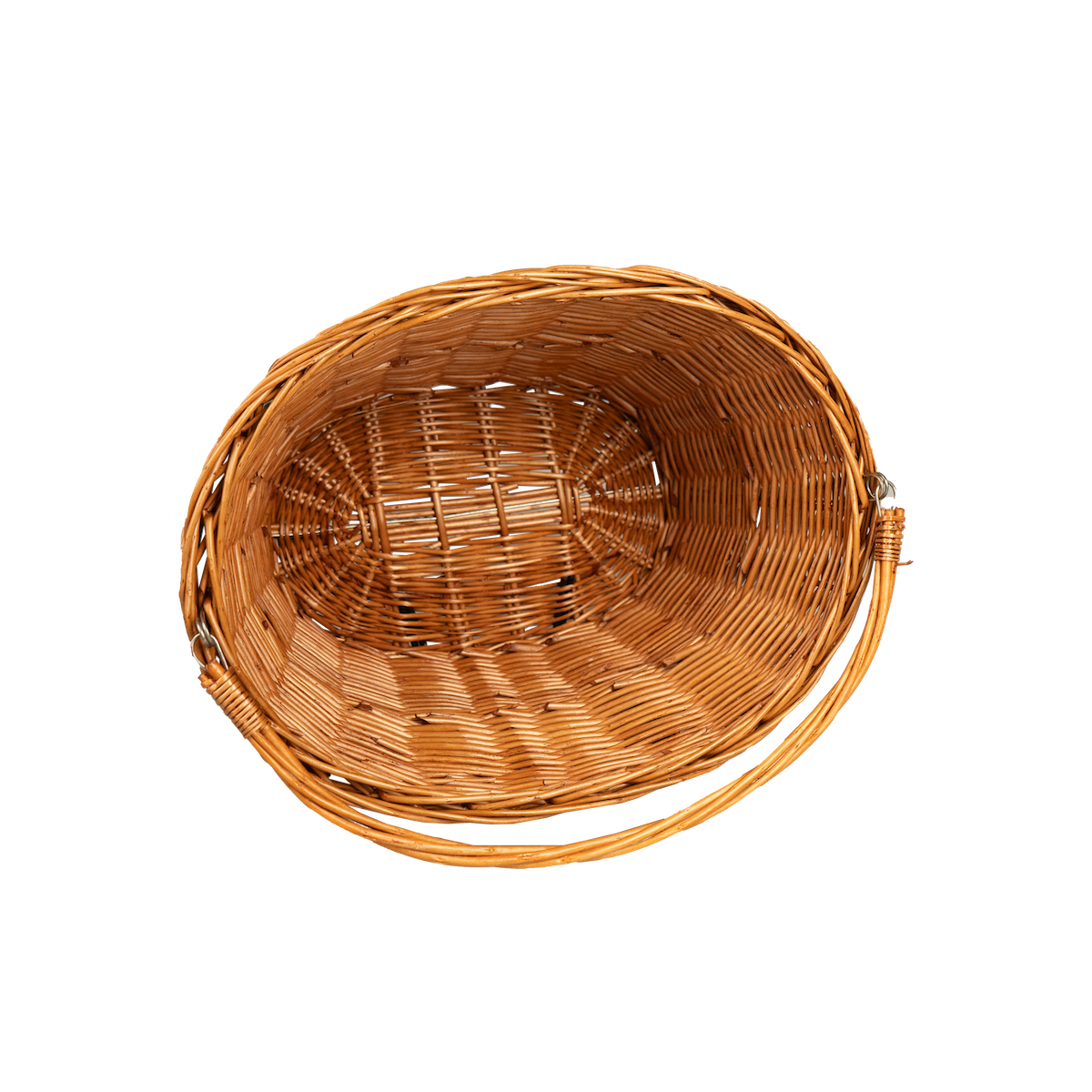Falkx Rotan Fietsmand Riet - 33L - Bruin