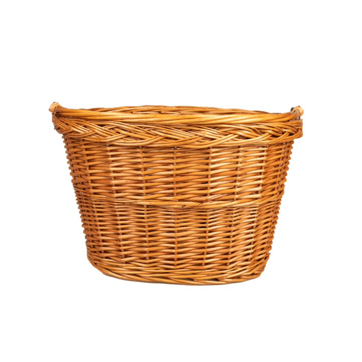 Falkx Rotan Fietsmand Riet - 33L - Bruin