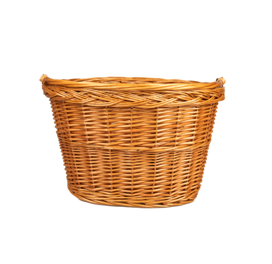 Falkx Rotan Fietsmand Riet - 33L - Bruin