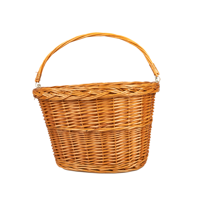 Falkx Rotan Fietsmand Riet - 33L - Bruin