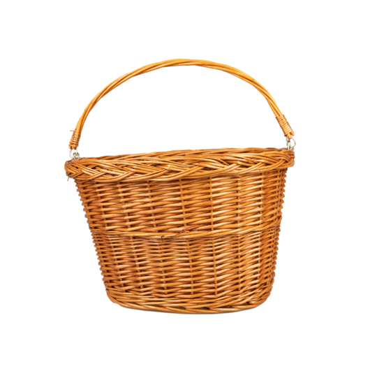 Falkx Rotan Fietsmand Riet - 33L - Bruin