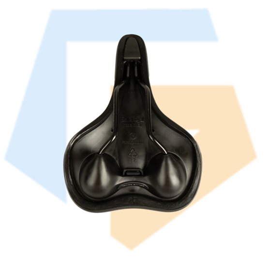 Selle Royal Rio Moderate Unitech Fietszadel - Unisex Zadel - Zwart