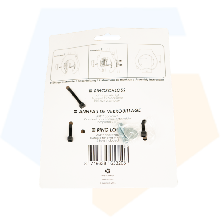 FALKX Armour Ringslot Art2 - Zwart - Insteekoptie