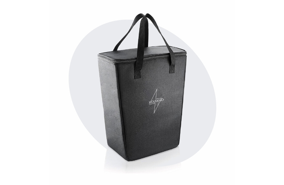 Voltano Koeltas Voor Fietstas Of Rugtas - Inleg Koeltas - Boodschappentas - Zwart - 20 Liter