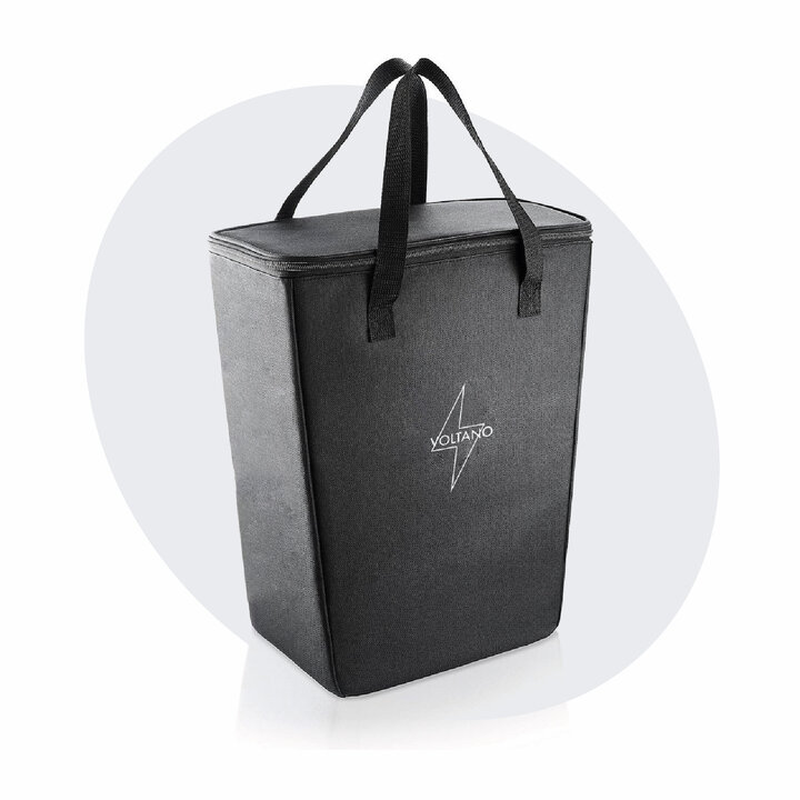 Voltano Koeltas Voor Fietstas Of Rugtas - Inleg Koeltas - Boodschappentas - Zwart - 20 Liter