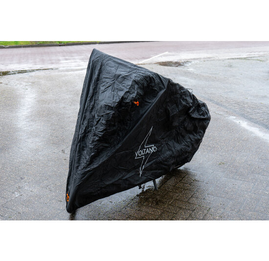 Voltano Elastische Fietshoes - 1-2 Fietsen - Zwart - Waterdicht