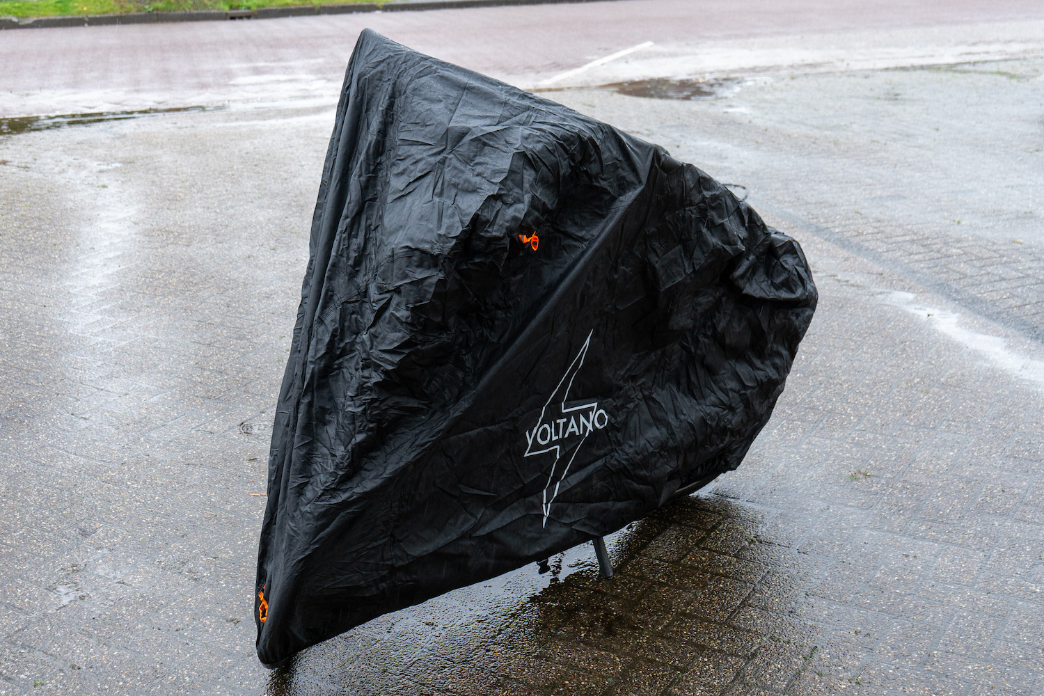 Voltano Elastische Fietshoes - 1-2 Fietsen - Zwart - Waterdicht