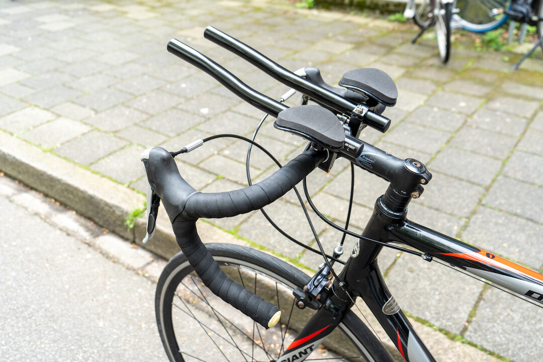 Voltano Verstelbaar Ligstuur Recht - Zwart - Aluminium - Opzetstuur / Tijdritstuur - 22,4 / 25,4