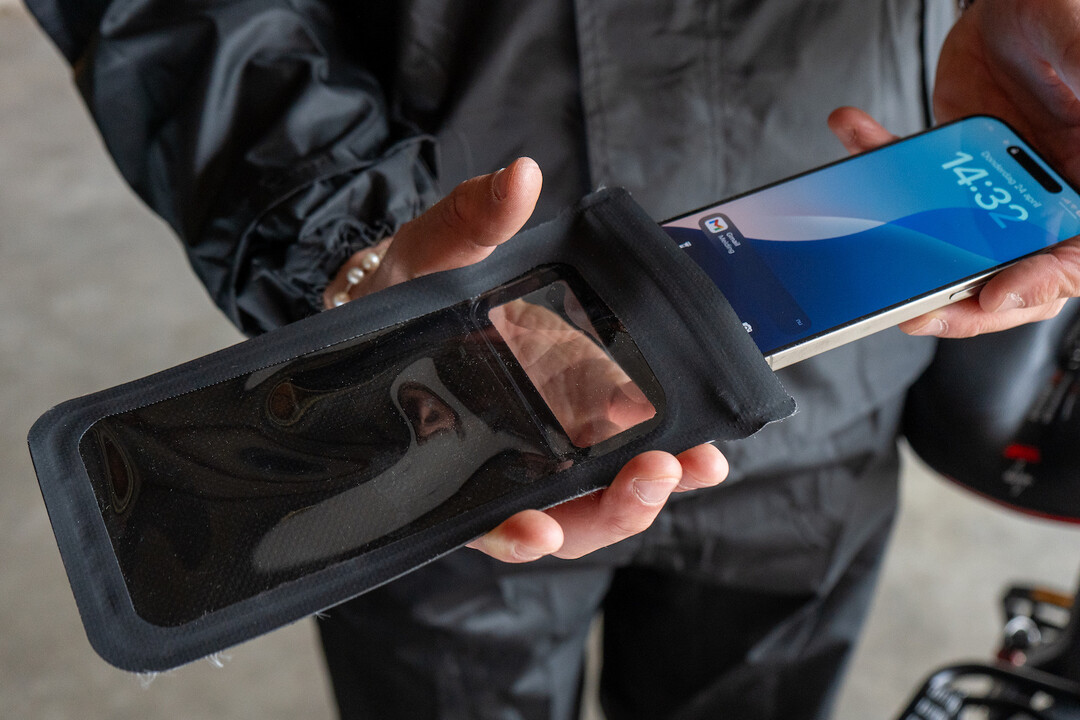 Voltano Telefoonhouder Fiets - Waterdicht - Zwart