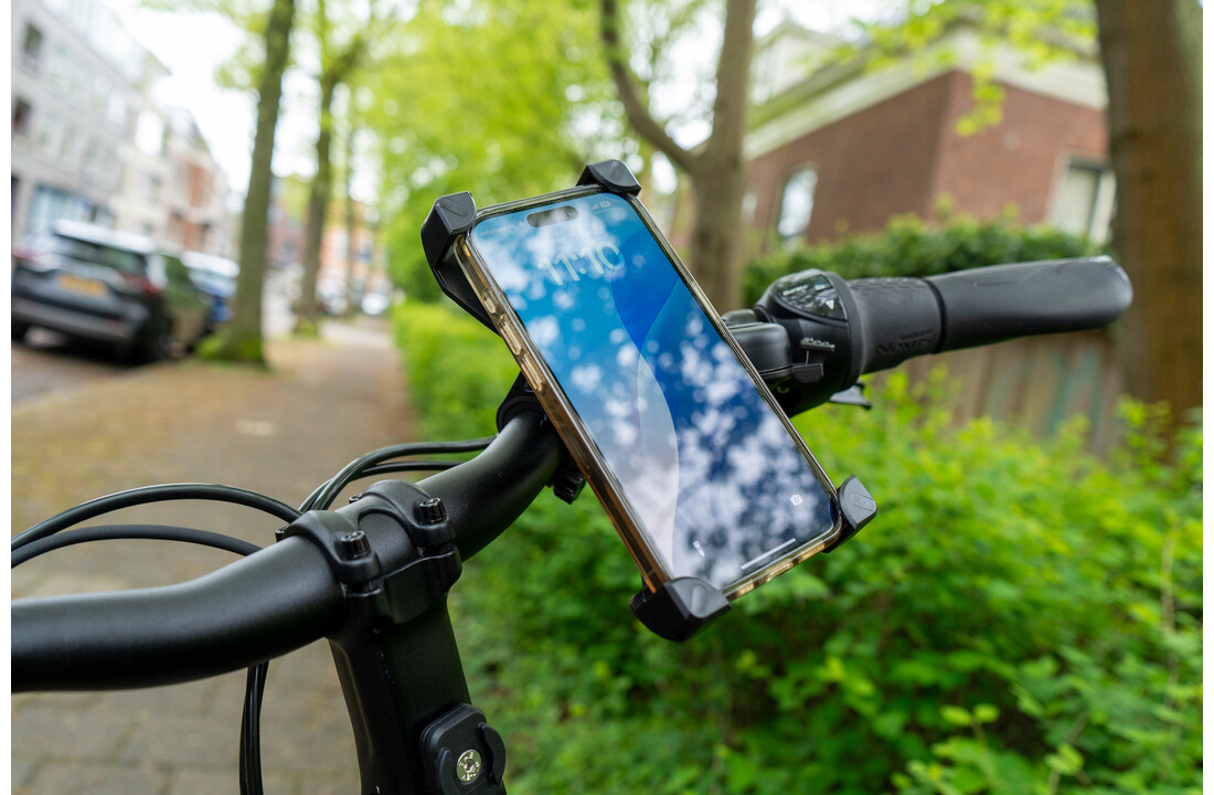 Voltano Telefoonhouder Fiets - 360 Graden Draaibaar - Zwart