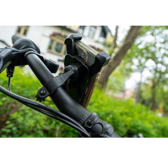 Voltano Telefoonhouder Fiets - 360 Graden Draaibaar - Zwart