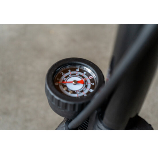 Voltano Hogedruk Fietspomp - Zwart - Manometer - Universele Pomp